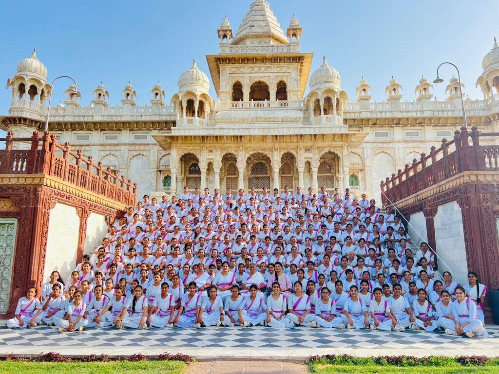 राष्ट्र सेविका समिति के जोधपुर की गणवेश  शाखा जसवन्त थडा मेहरानगढ़ में आयोजित