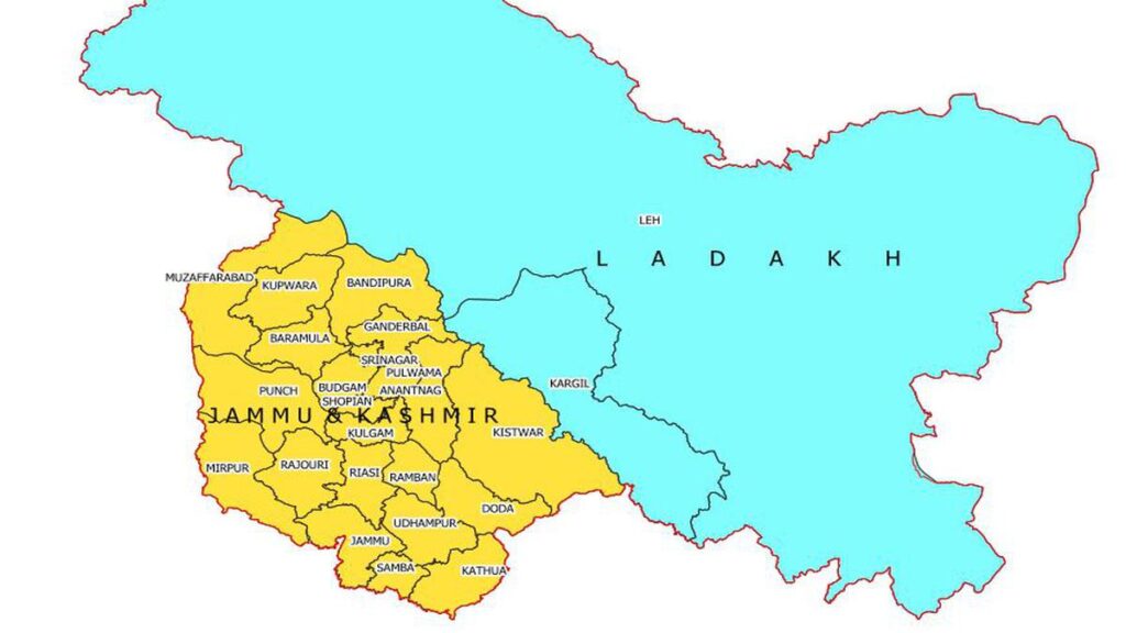 जम्मू-कश्मीर के नक्शे पर विवाद: कांग्रेस की सोच और ऐतिहासिक सच्चाई