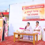 नवरात्र में शक्ति स्वरूपाओ ने भीनमाल में निकाला ‘जागृति विराट पथ संचलन’
