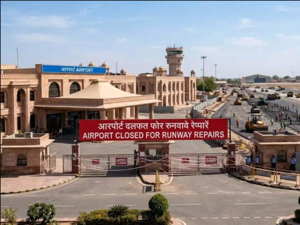 चार भारतीय एयरपोर्ट्स जल्द होंगे अस्थायी रूप से बंद, जोधपुर और श्रीनगर भी सूची में शामिल