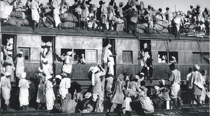 Hindus and Sikh on train to India